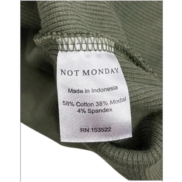 New Not Monday Ribbed Tank - Picture 5 of 5